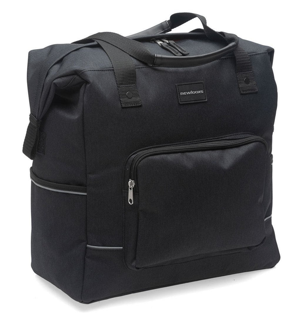 Enkele Fietstas - New Looxs Camella - Black 24.5 Liter Enkele Fietstas - New Looxs Camella - Black 24.5 Liter